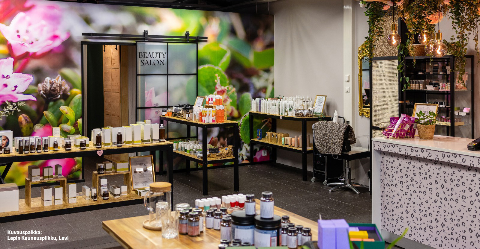 kuva kauneushoitolasta