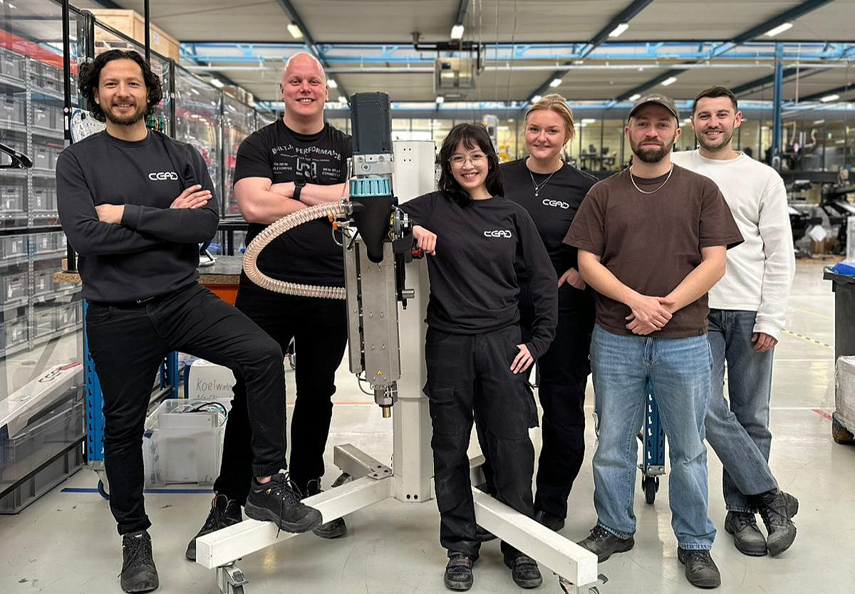 opiskelija harjoittelussa Hollannin CEAD Groupissa